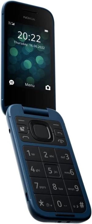 Hmd nokia 2660 flip 7,11 cm (2.8") 123 g blu telefono cellulare basico - 1GF011OPG1A02