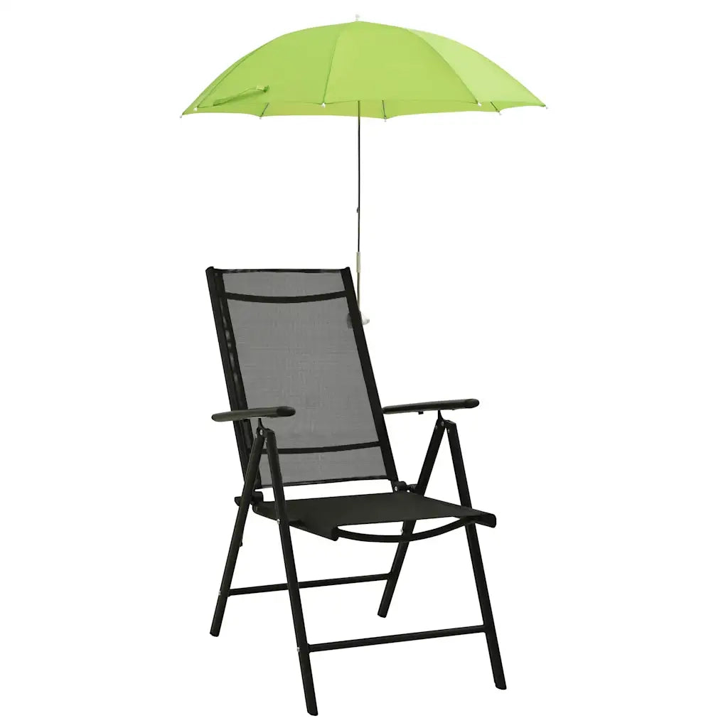 Ombrello | Parasolni per Sedie da Campeggio 2 pz Verdi 105 cm
