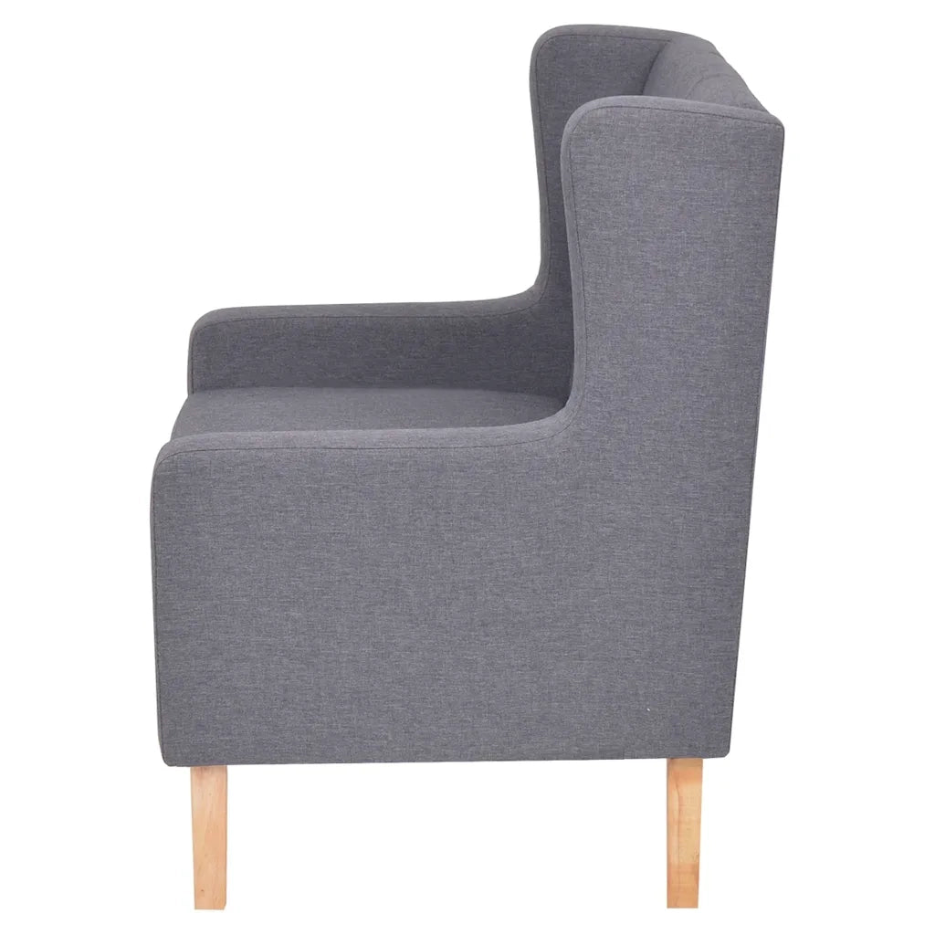 Set Divani 3 pz in Tessuto Grigio 274935