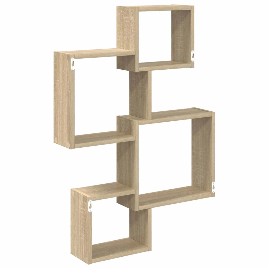 Mensole Cubo da Parete A parete Rovere Sonoma 8012126