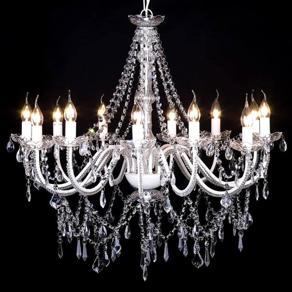 Lampadario classico vetro 1600 cristalli, a sospensione CFW6794109