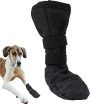 Protezione per zampe di cane impermeabile con copertura adattabile per passeggiate all'aperto con zampa antiscivolo e supporto respirante per la protezione e il ripristino.
