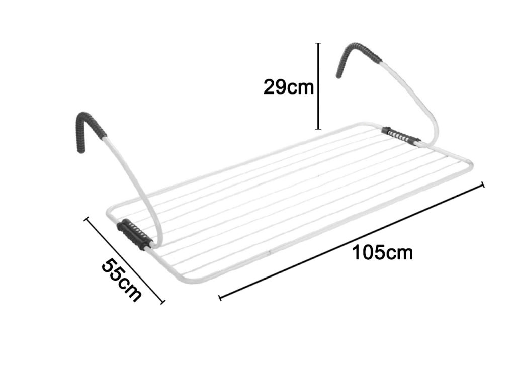 Stendino Balcone Stendi Biancheria Calorifero Compatto Resistente Vari Modelli - Stendino - Nadia