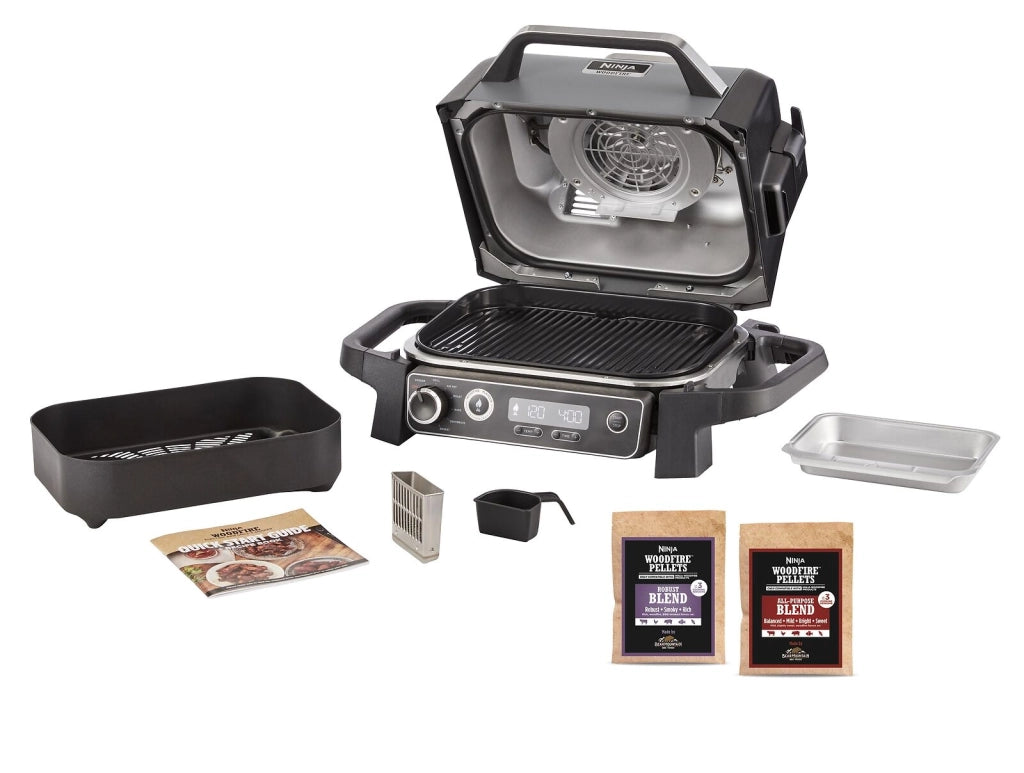 Ninja Barbecue elettrico Woodfire con affumicatore integrato OG701EU