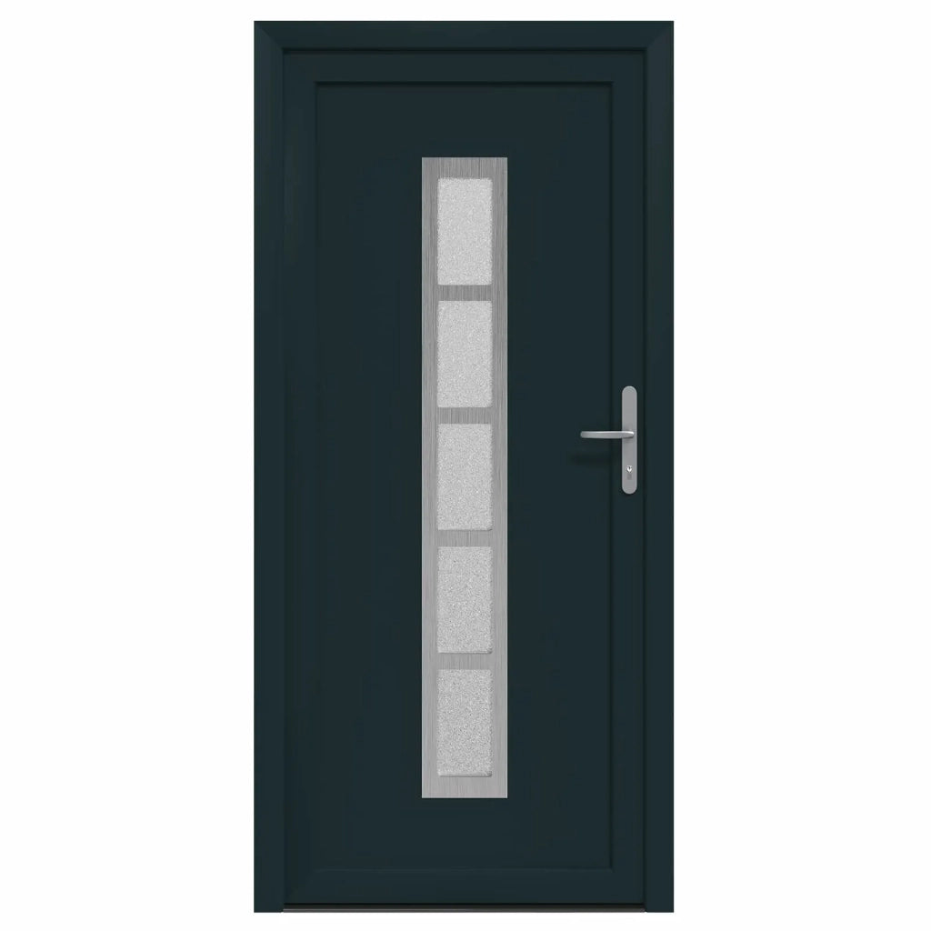 Porta Frontale Antracite 98 x 200 cm PVC 3445724