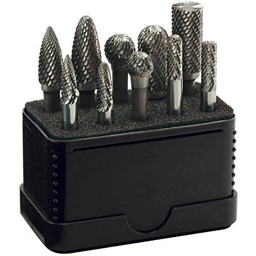 Alpen 776000005100 Set di 6 Frese in Carburo di Tungsteno per Taglio Grigio