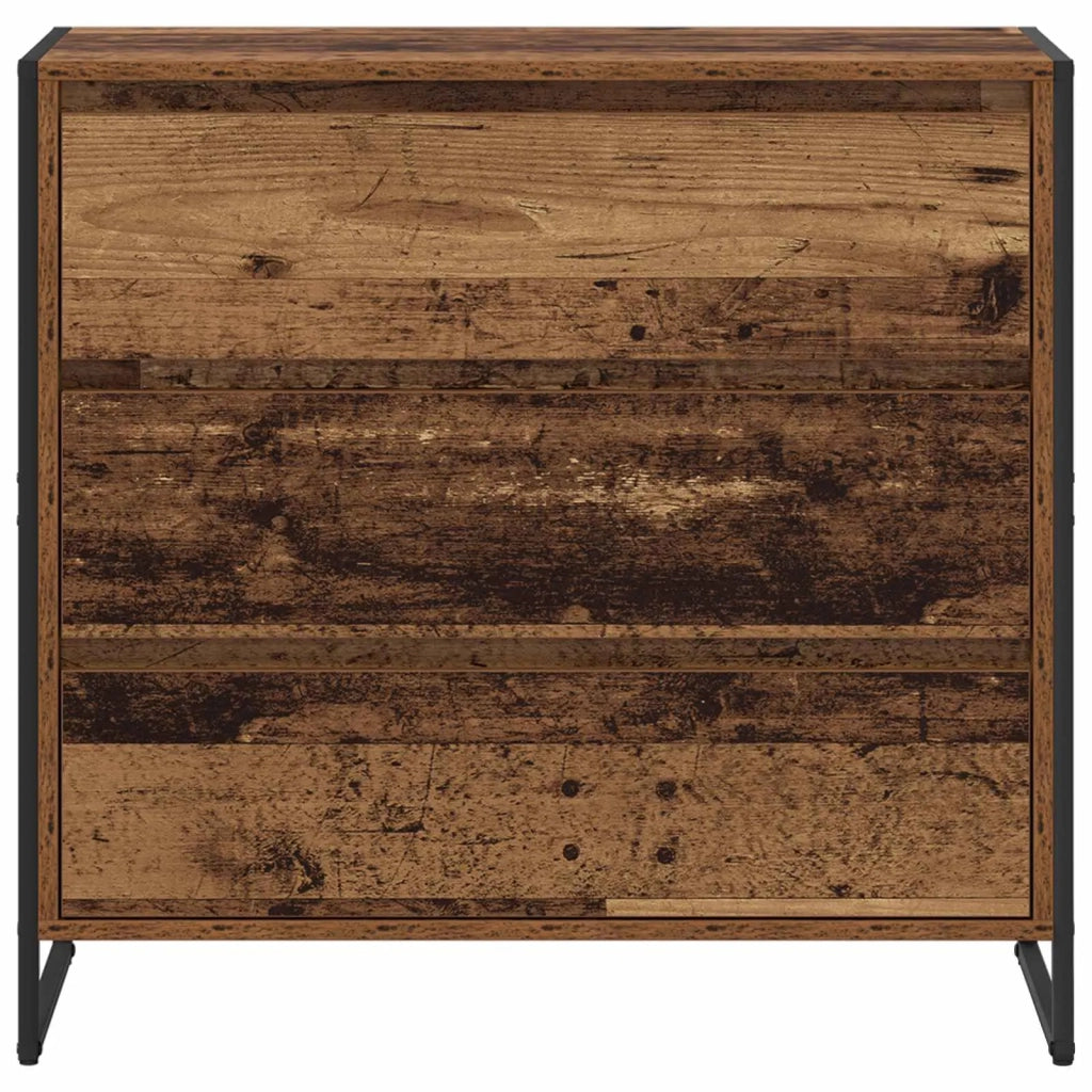 Credenza | Madia | Buffet da pranzo | Armadio da pranzo Legno vecchio 79 x 36 x 75.5 cm Legno multistrato