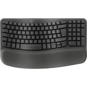 Logitech wave keys tastiera ufficio rf senza fili + bluetooth qwerty italiano grafite - 920-012293