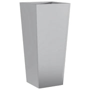 Fioriera | Cassetta per fiori | Vaso da Giardino 35x35x75 cm in Acciaio Zincato