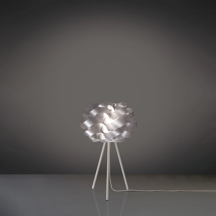 Lampada Da Scrivania Moderna Cloud Polilux ® Argento E Metallo 1 Luce E27