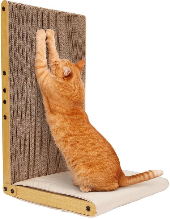 Krabbastro per gatti L, 68 cm alto, Krabbastro per muri e angoli, Grande, 68 x 40 x 40 cm, Krabbastro duraturo, Protezione per mobili per gatti domestici