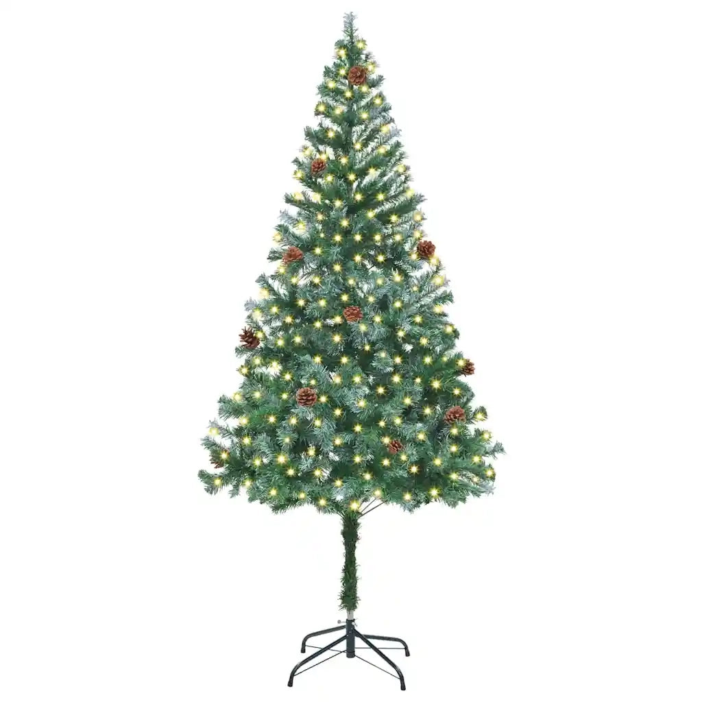 Albero di Natale | Decorazioni natalizie artificiale Verde 180 cm PVC e Acciaio