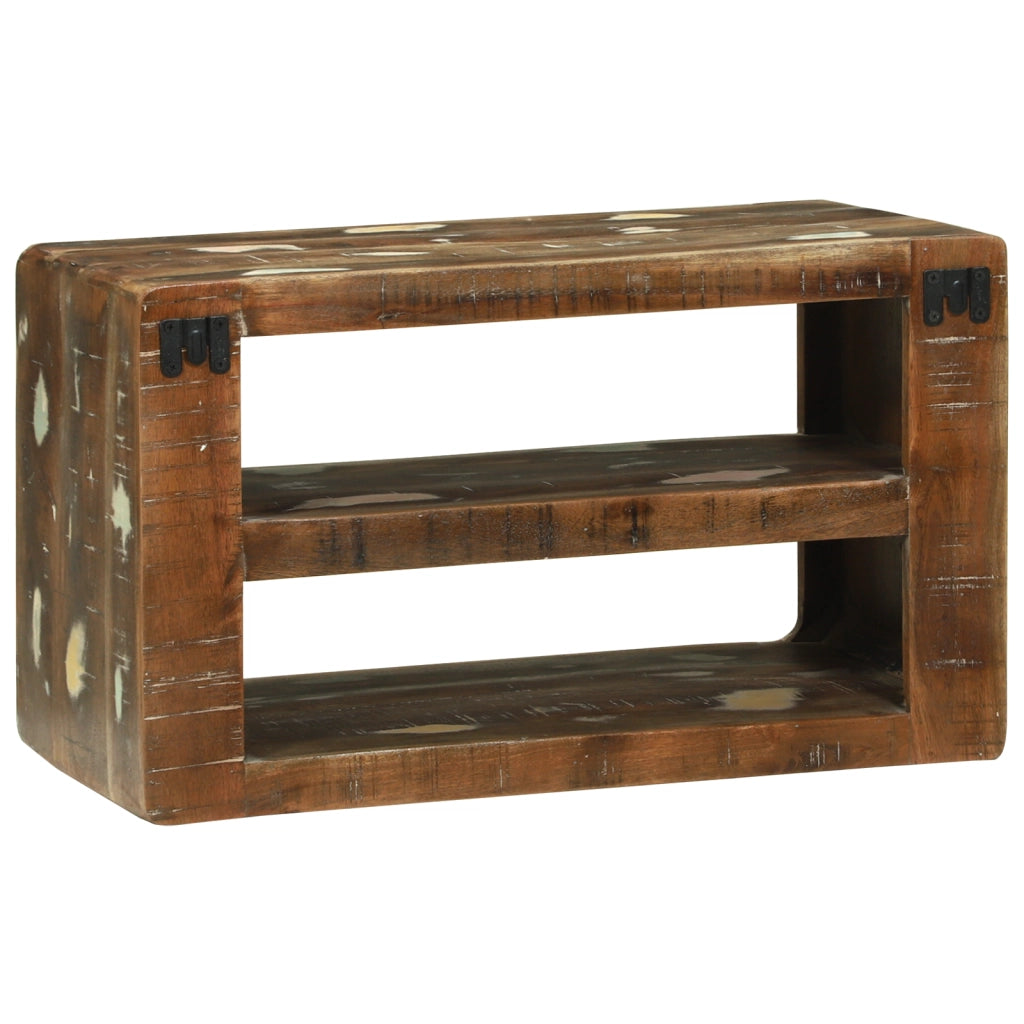 cabinet TV 60x32x36 cm in legno massello di recupero