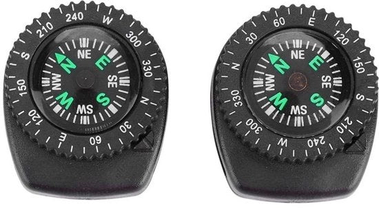 Compasso Portatile - Compasso Chiave - Compasso per Bambini - Gadget Esterno - Strumento di Emergenza - Plastica 3,2 x 2,6 cm - Navigazione