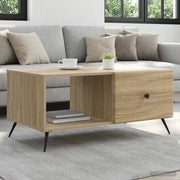 Tavolino da salotto Rovere Sonoma 90 x 50 x 40 cm 895647