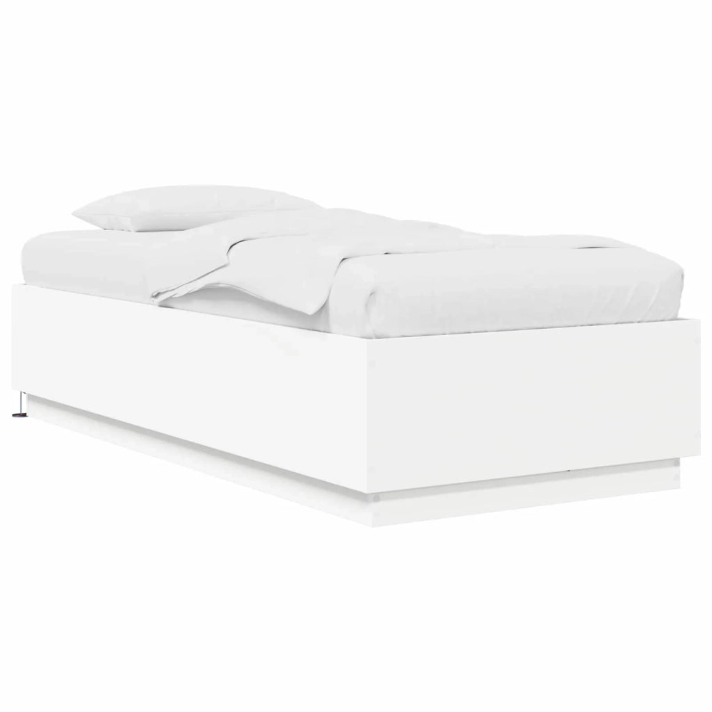 Letto con LED Bianco 80 x 200 cm Legno ingegnerizzato 3429565
