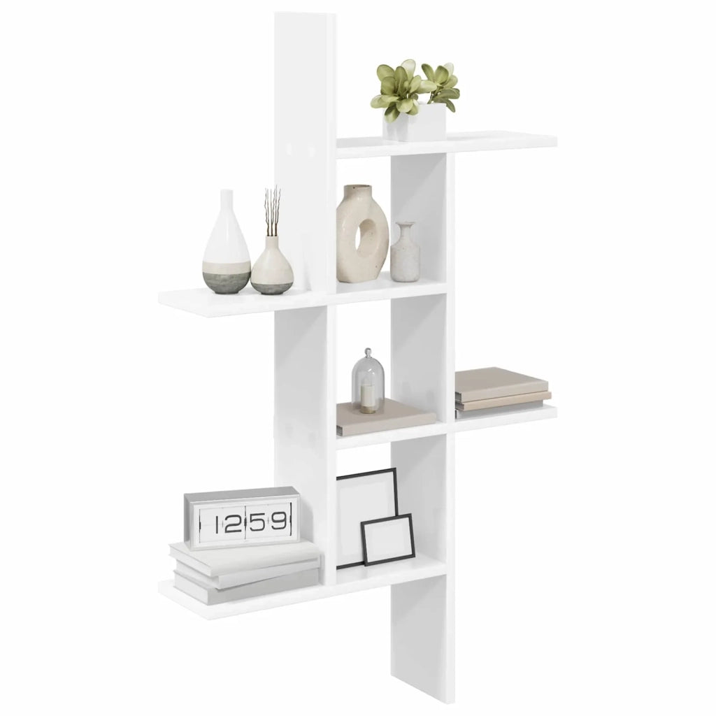 Scaffale da parete Bianco 61 x 15 x 102 cm Legno ingegnerizzato 8012188