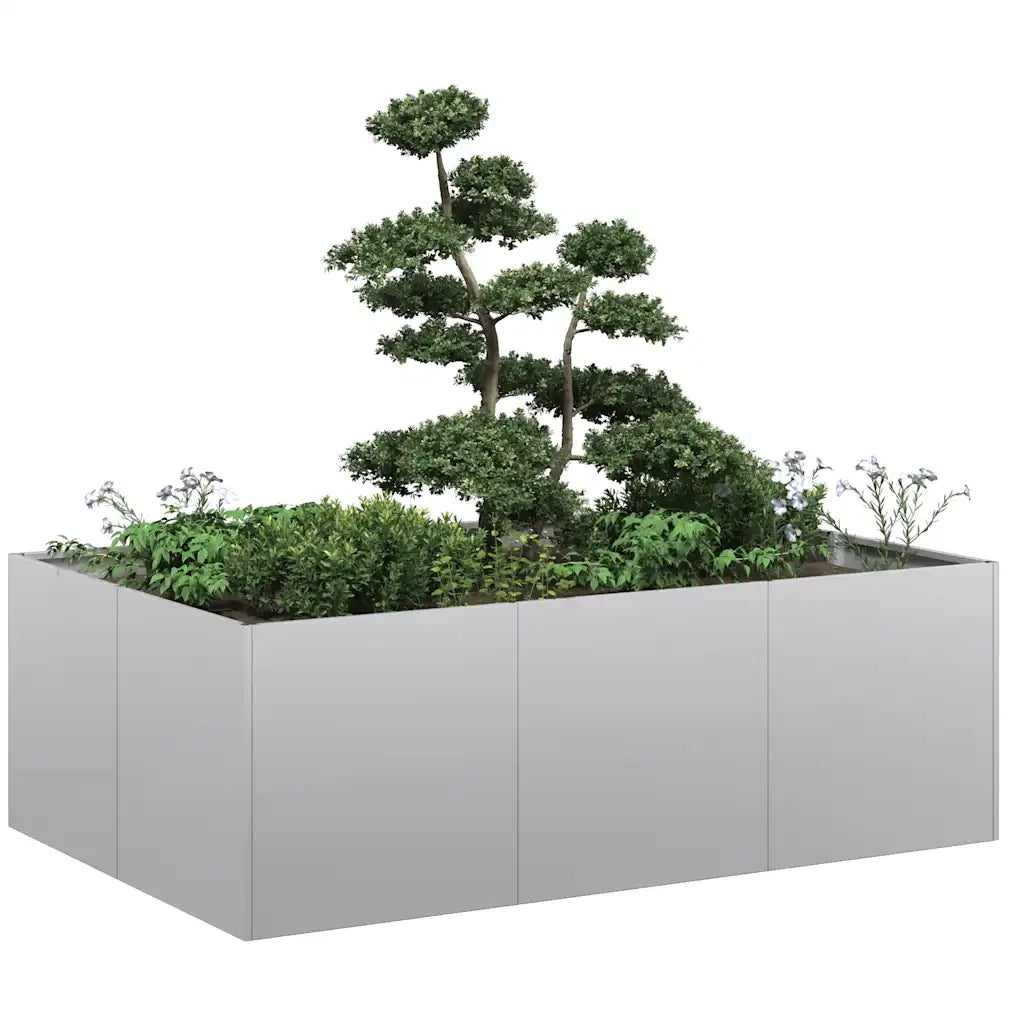 Fioriera 120x80x40 cm in Acciaio Zincato 860750