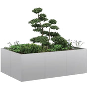 Fioriera 120x80x40 cm in Acciaio Zincato 860750