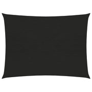 Vela ombreggiante/ombrellone 160 g/m² 3 x 4 m HDPE nero 02_0009203