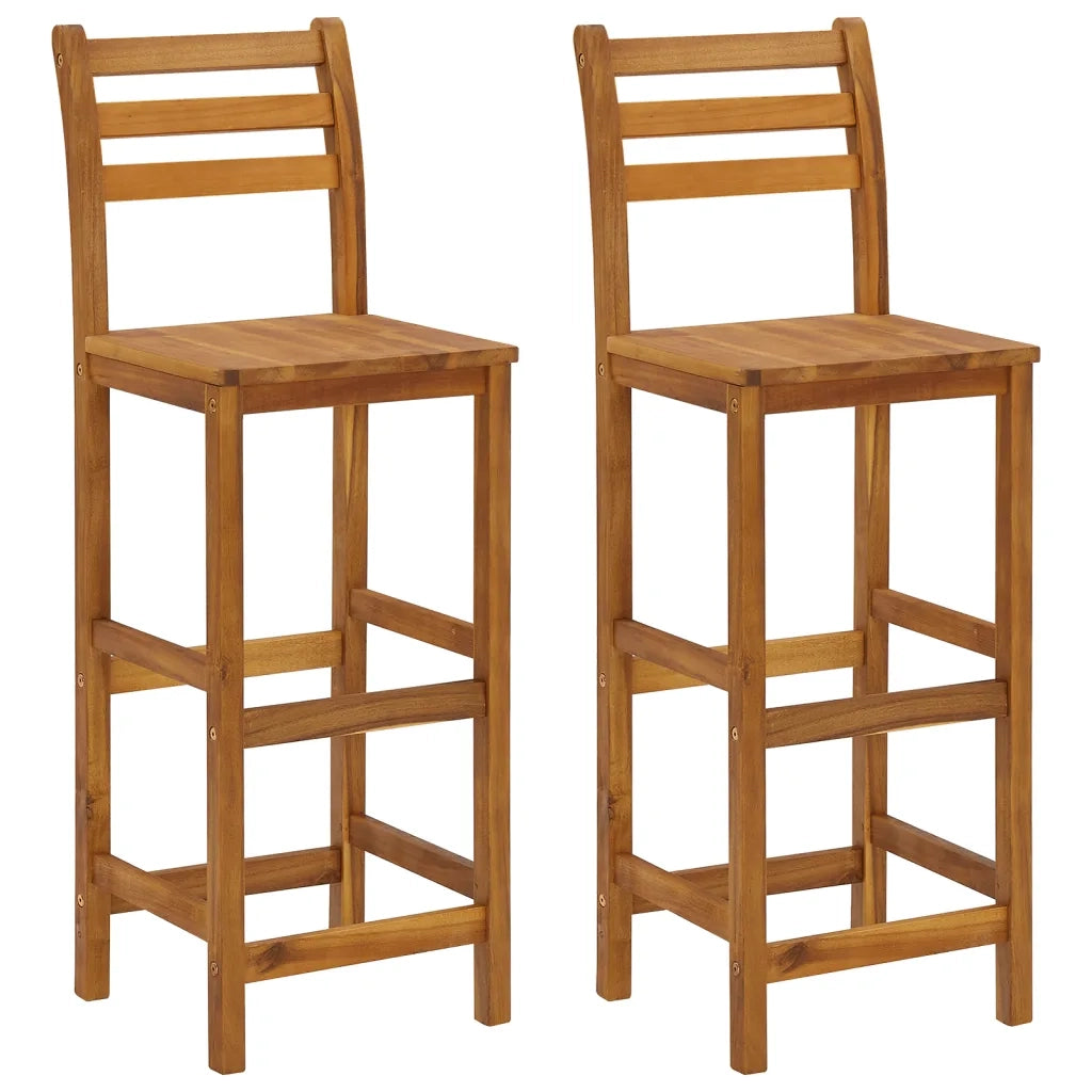 Set da Bar per Giardino 3 pz in Legno Massello di Acacia 3116004