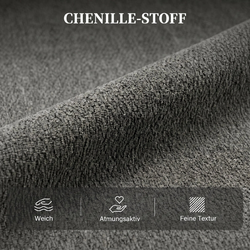 POLTRONA RELAX girevole reclinabile con funzione dondolo, grigio chiaro