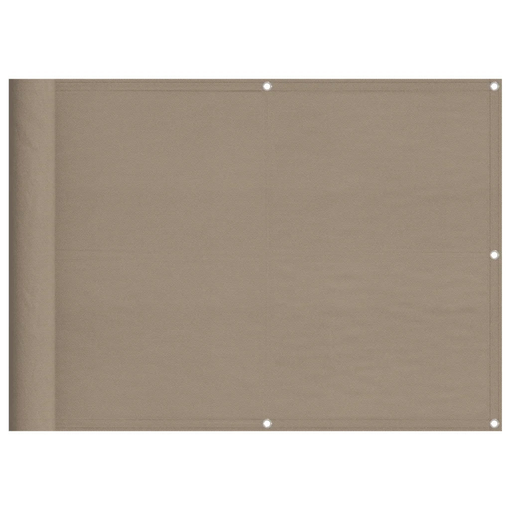 Paravento da Balcone Tortora 75x700 cm 100% Poliestere Oxfordcod mxl 93025