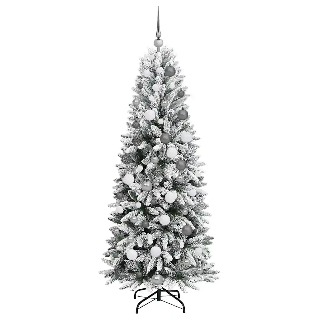 Albero di Natale artificiale con 300 LED Bianco 180 cm 3396044