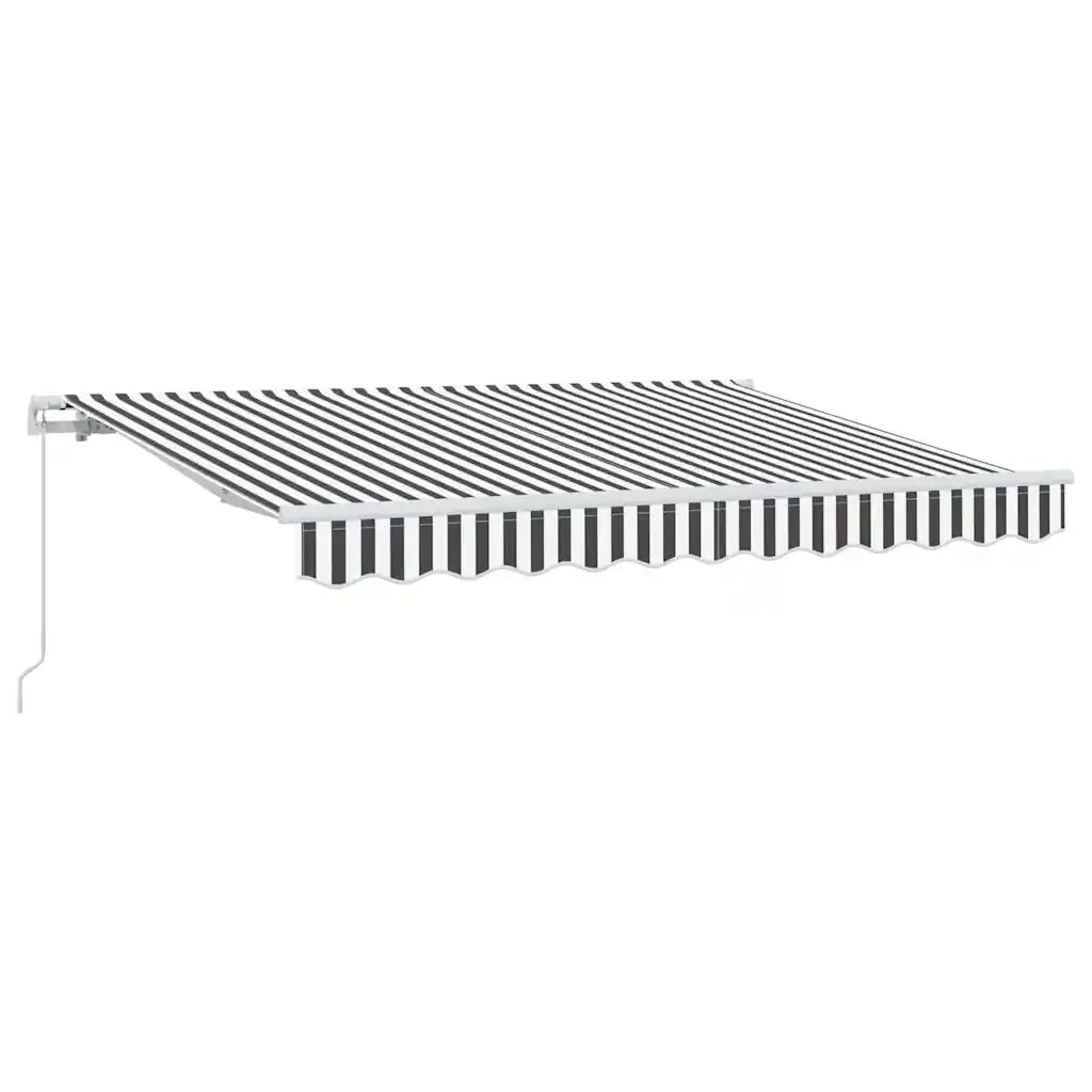 Tenda Retrattile Antracite 250 x 200 cm Tessuto 3329393