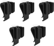 Clip per Mazza da Golf Universale - 5 Pezzi - Nero - Ideale per Appassionati di Golf