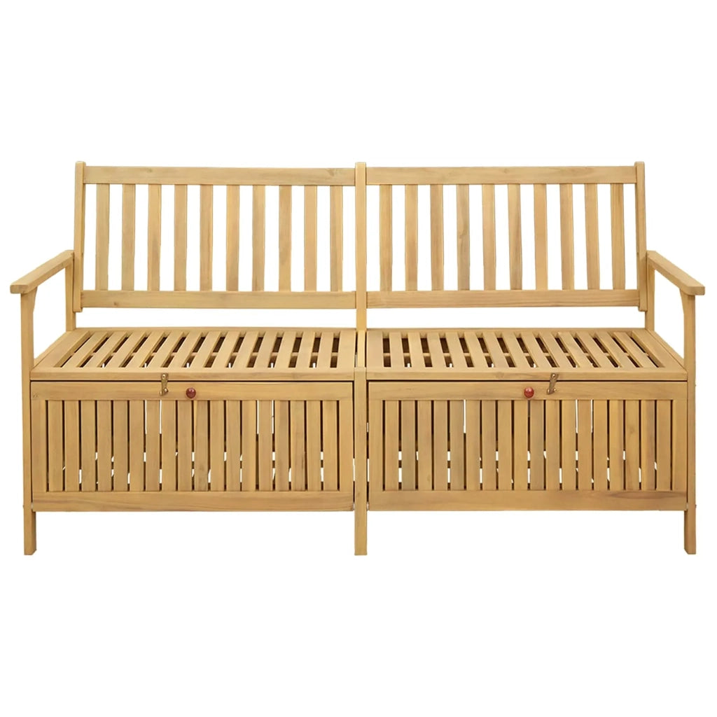 Panchina con contenitore 170 x 63 x 84 cm Acacia Solido 42026799