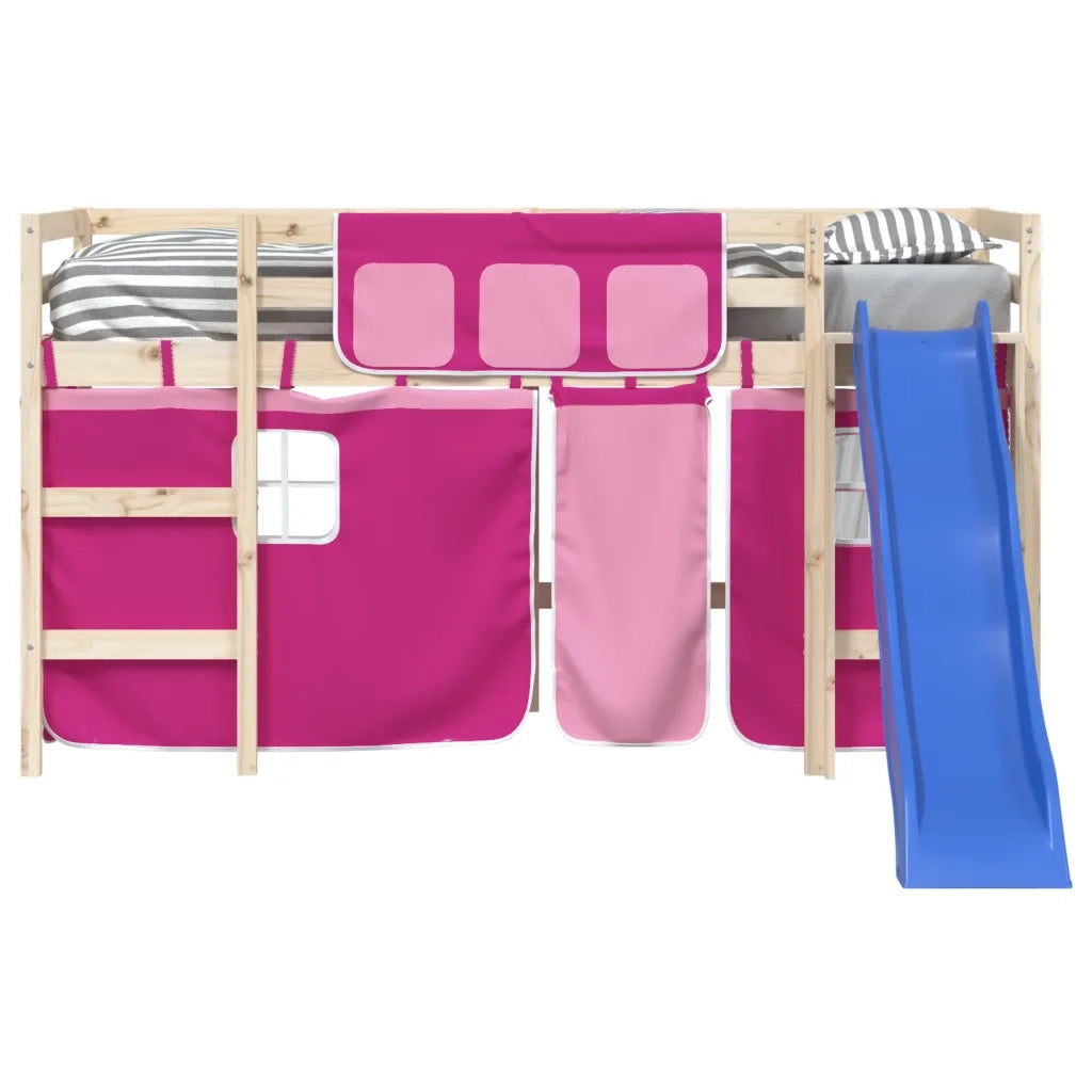 Tende per Letto a Soppalco Rosa in Poliestere 835915