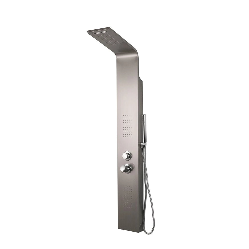 Colonna doccia pannello idromassaggio effetto cascata YH8125 RIO - Satinato