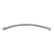 FLESSIBILE INOX DN. 10 CALOTTA + BICONO- Calotta F 3/8 cm 35- DEBOR- pezzi 1