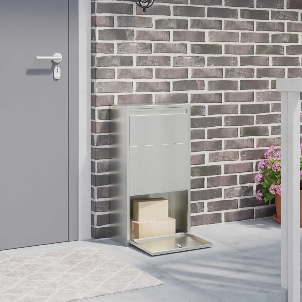 Cassetta per pacchi Argento 44 x 22 x 82 cm Acciaio zincato CFW3458335
