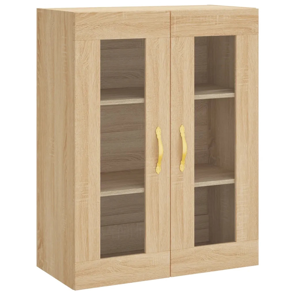 Armadietti a Parete 2 pz Rovere Sonoma in Legno Multistrato CFW5558038