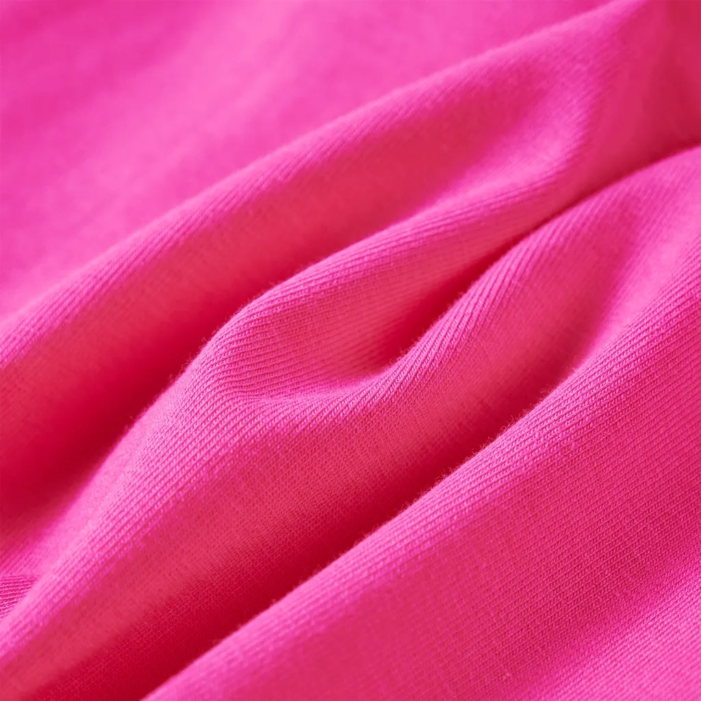 Maglietta da Bambina a Maniche Lunghe Rosa Scuro 104 13685