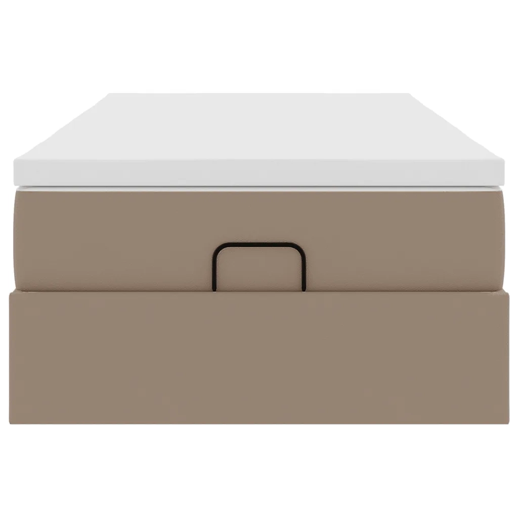 Struttura Letto Pouf con Materasso 80x200 cm Similpelle 3311010