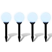 Sfera solare da esterno 15 cm 4 pezzi lampada decorativa 2402039