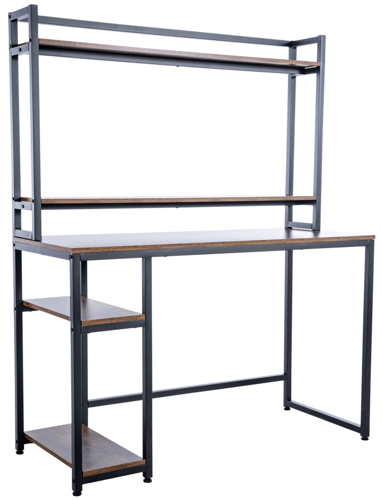 Scrivania Billings nero/marrone