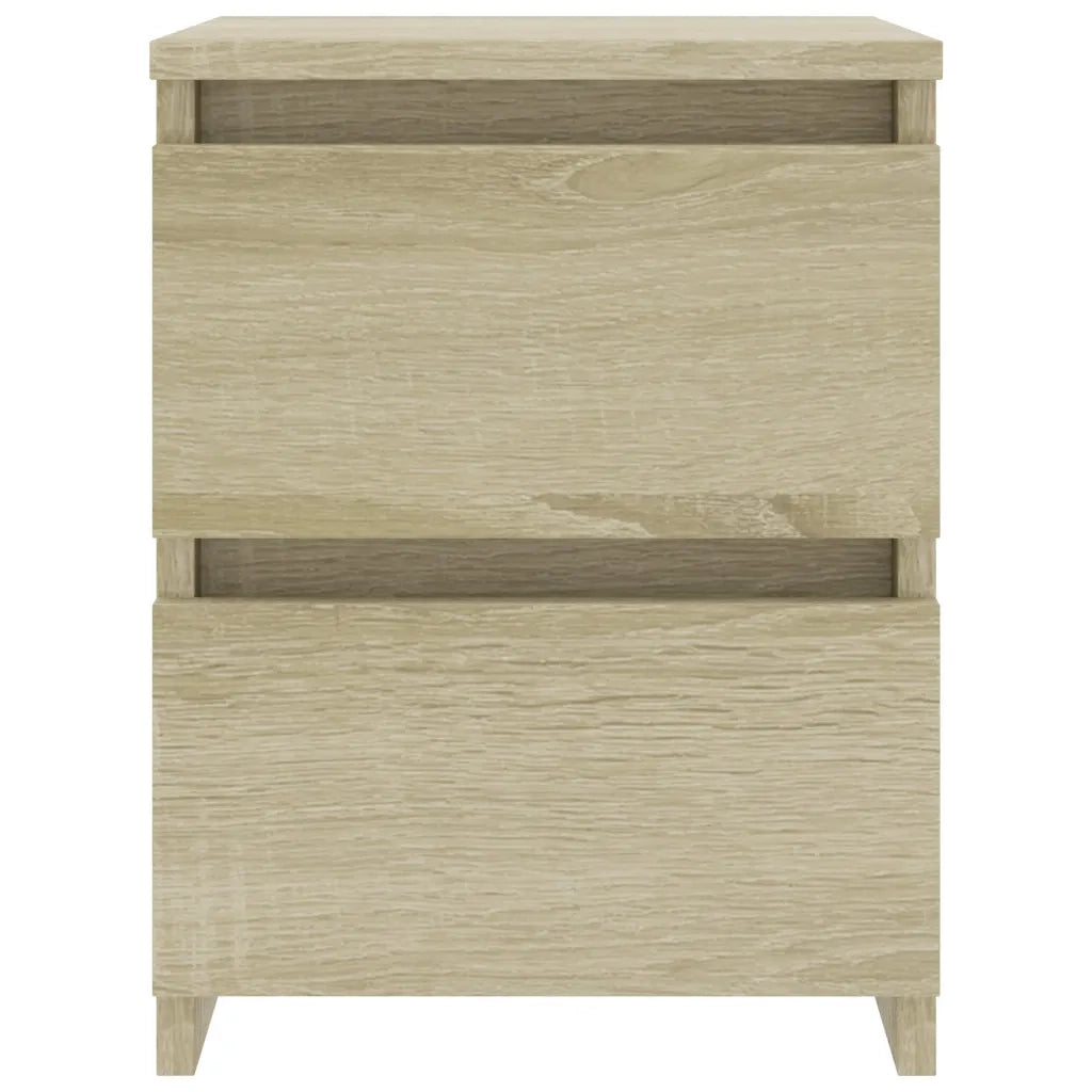 Comodino Rovere Sonoma 30x30x40 cm in Legno Multistrato 800519