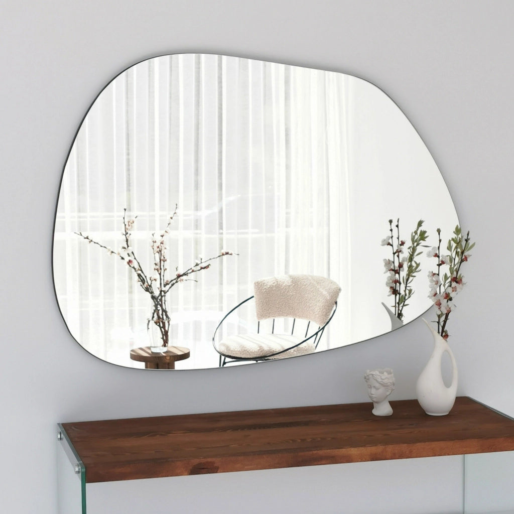 Momo, Specchio Forma Irregolare, 3.2x70h cm Trasparente