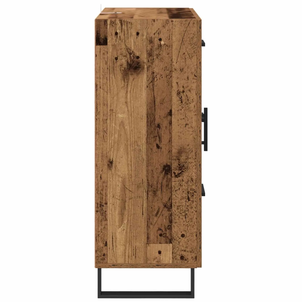 Credenza | Madia | Buffet da pranzo | Armadio da pranzo con cassetto Legno vecchio 69,5 x 34 x 90 cm