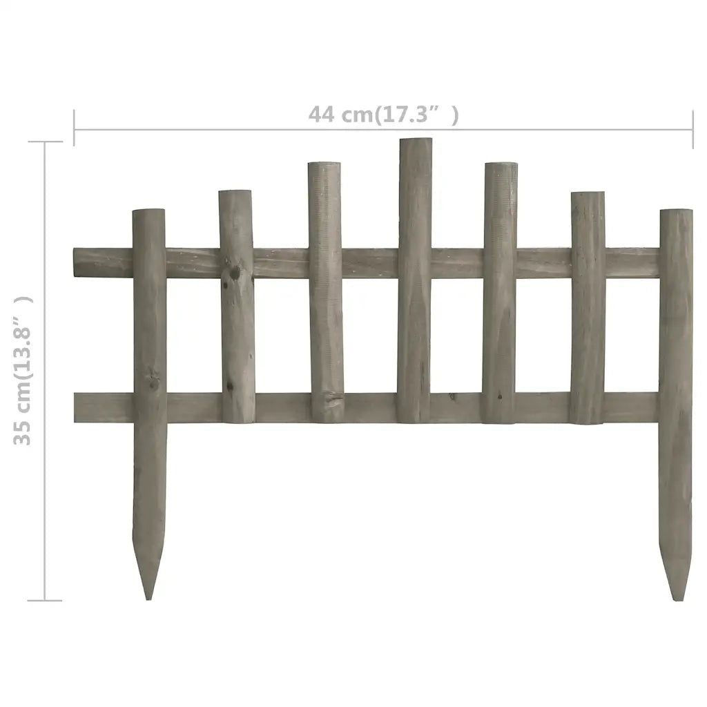Bordature per Prato 10 pz in Legno di Abete 4,4 m 314847