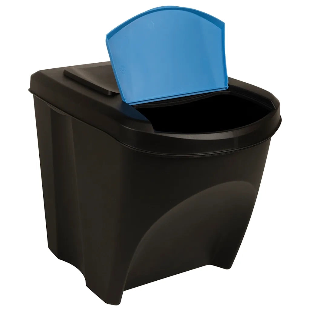 Cestini per Rifiuti Impilabili 3 pz Antracite 75 L CFW3739997