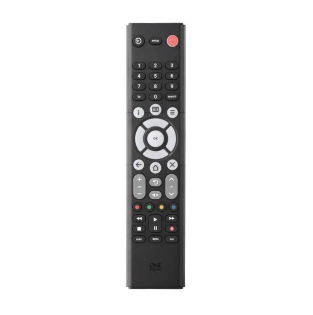 One For All telecomando di ricambio universale per TV ESSENCE, Nero