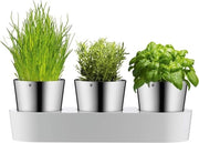 Giardino Erettile 3-delig con 3 vasi Cromargan Sistema di Irrigazione Automatico. Serbatoio d'acqua Facile da riempire Ø 107 cm