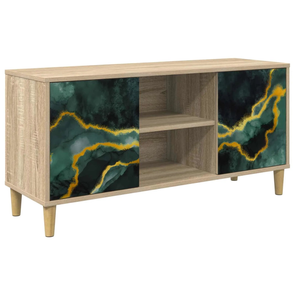 Mobile TV WIJHE 102 x 33 x 50 cm Sonoma Legno ingegnerizzato 8007034