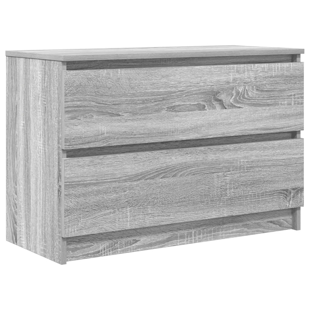 Mobile Porta TV Grigio Sonoma 80x35x54 cm in Legno Multistrato