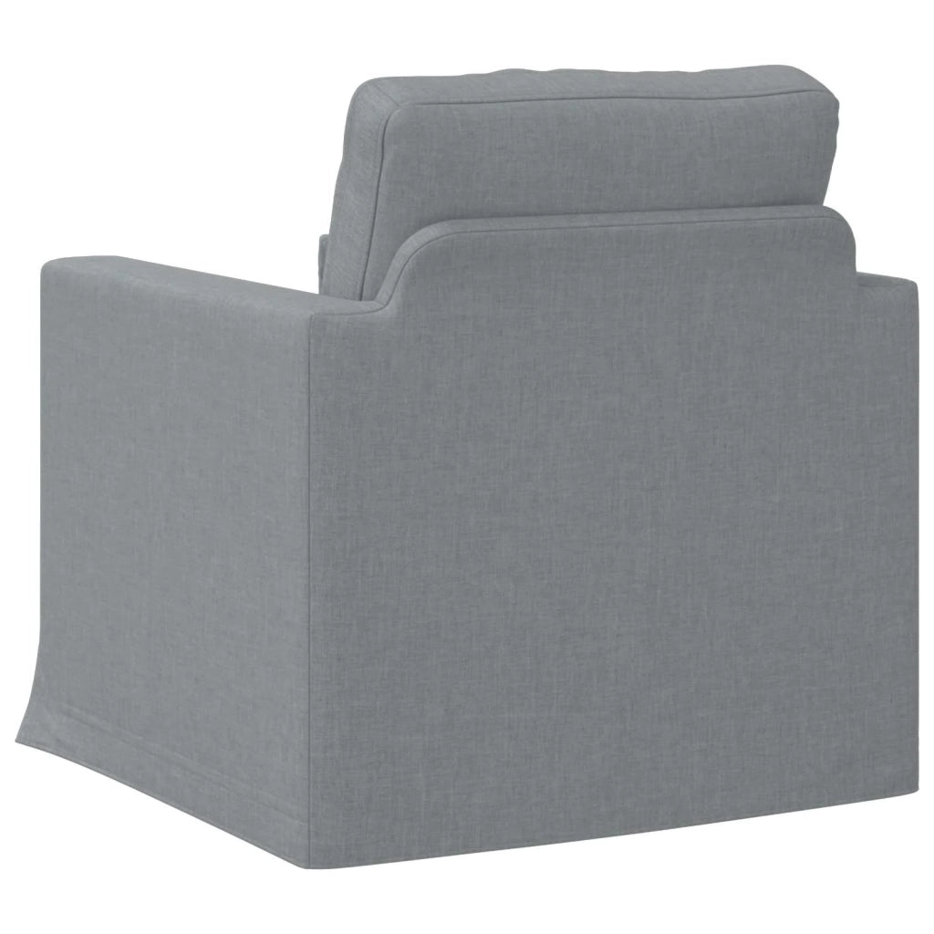 Divano Grigio chiaro 78 x 78 x 80 cm Tessuto